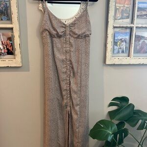 Floral Sleeveless Maxi Dress